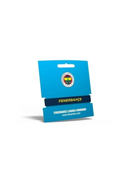 Fenerbahçe Orijinal Lisanslı Sarı Lacivert Çift Taraflı Silikon Bileklik Hediyelik Ahşap Kutulu - 3