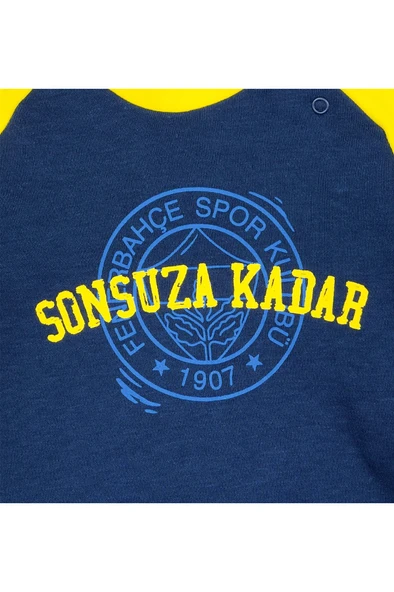 Fenerbahçe Orijinal Lisanslı Sonsuza Kadar Bebek Body Zıbın Hediyelik Ahşap Kutulu - 8