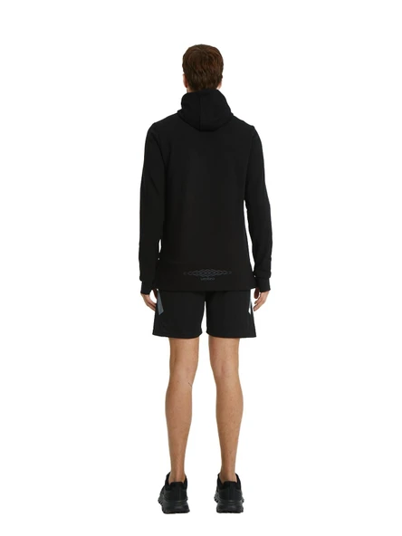 Galatasaray Orijinal Lisanslı Kapüşonlu Siyah Fermuarlı Hoodie - 3