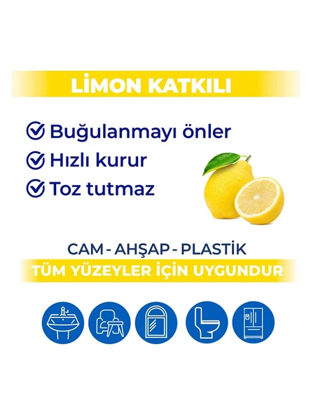 BİNGO  Limon Katkılı Yüzey Temizlik Havlusu 96 Yapraklı X 3 Adet - 4