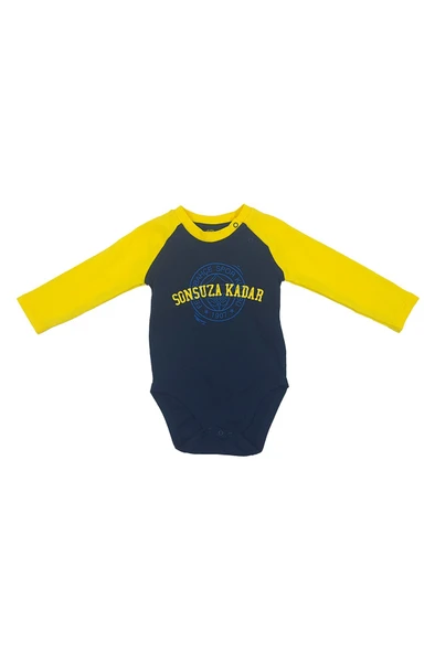 Fenerbahçe Orijinal Lisanslı Sonsuza Kadar Bebek Body Zıbın Hediyelik Ahşap Kutulu - 4