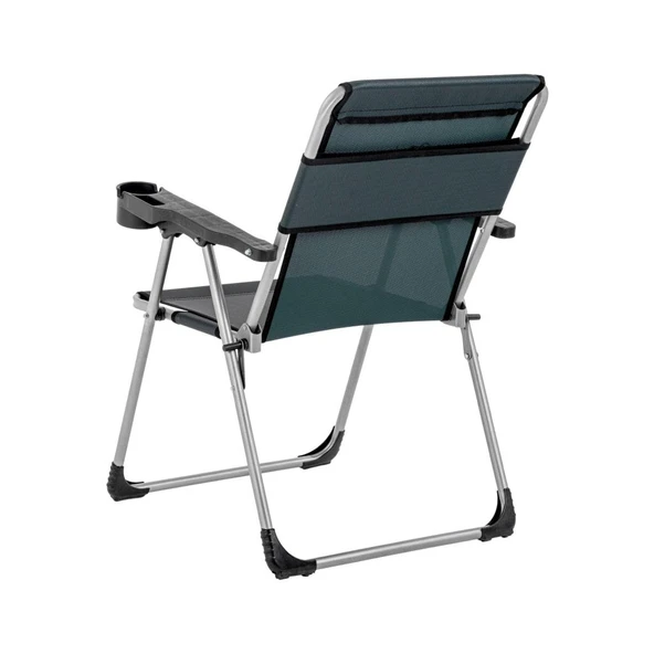 Katlanabilir Piknik ve Kamp Sandalyesi - Bardaklıklı - Rock - Haki (A-04-R10)- 140KG Taşıma - 2