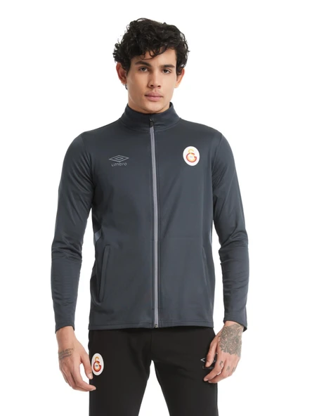 Galatasaray Orijinal Lisanslı Dik Yaka Fermuarlı Antrasit Sweat Hediyelik Ahşap Kutulu - 7