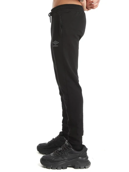 Galatasaray Orijinal Lisanslı Umbro Lastikli Paça Siyah Eşofman Altı TD-0081 - 5