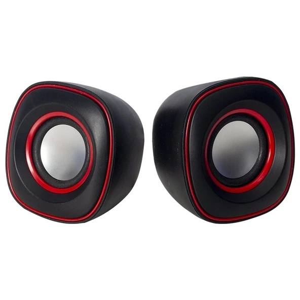 MAGICVOICE D-015 1 + 1 USB MİNİ HOPARLÖR ( 5 WATT*4 OHM ) (5047)