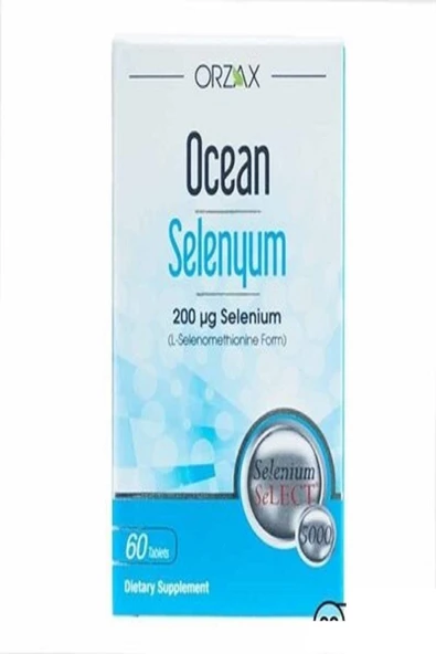 Orzax Ocean Selenyum 200 Mcg 60 Tablet ürün görseli