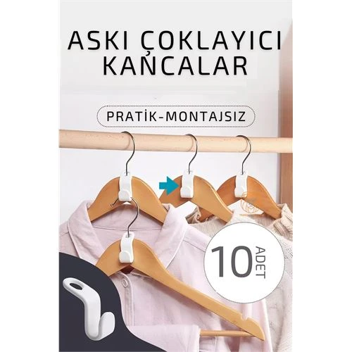 ModaCar Askı Çoklayıcı Kanca 10 ADET ürün görseli