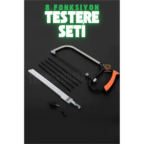 ModaCar Testere Seti 8 in 1 8 Fonksiyonlu Karbon Çelik ürün görseli