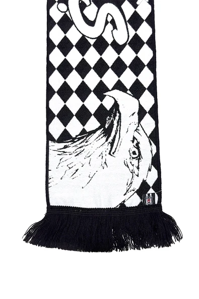 Beşiktaş Orijinal Dokuma Atkı + Tükenmez Kalem Set Hediyelik Ahşap Kutulu - 7