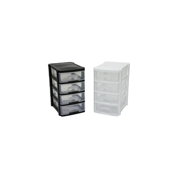 TONTON - MİNİ ÇEKMECE 4 KATLI 10.3X13.9X16.6CM (5047)