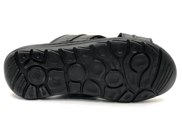 Asker 1922-25 %100 Hakiki Deri Erkek Full Ortapedik Terlik - Resim 10