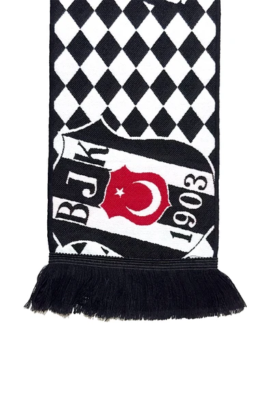 Beşiktaş Orijinal Dokuma Atkı + Tükenmez Kalem Set Hediyelik Ahşap Kutulu - 8