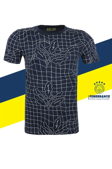 Fenerbahçe Orijinal Lisanslı Palamut LogoTribün T-Shirt + Bileklik Set Hediyelik Ahşap Kutulu - 2