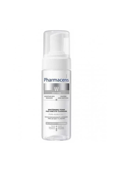 Pharmaceris W Puri Albucin Whitening Foam Eyes Face Cleanings 150 ml - 2