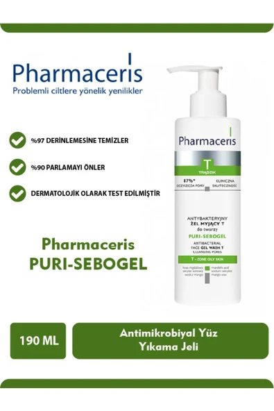 Pharmaceris Puri Sebogel Deep Cleansing Face Gel 190 ml - 1