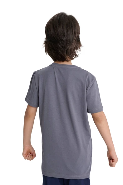 Fenerbahçe Orijinal Renkli Logo Polo Yaka Çocuk T-Shirt - Resim 4