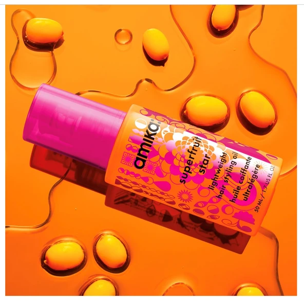 Amıka Superfruit Star - Ultra Hafif Saç Şekillendirme Yağı 50 ml - Resim 2