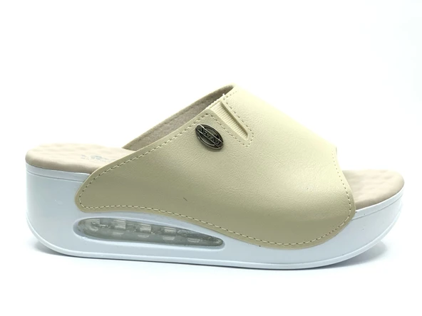 Aryan 100-962 D.r Tavsiyeli Havalı Taban Ortapedik Kadın Terlik - Resim 5