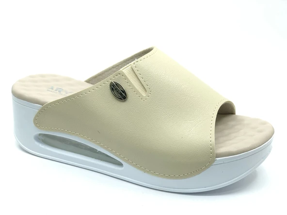 Aryan 100-962 D.r Tavsiyeli Havalı Taban Ortapedik Kadın Terlik - Resim 4