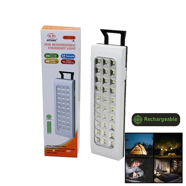 30 SMD LED ŞARJLI IŞILDAK FENER - EMERGENCY LIGHT (5047)