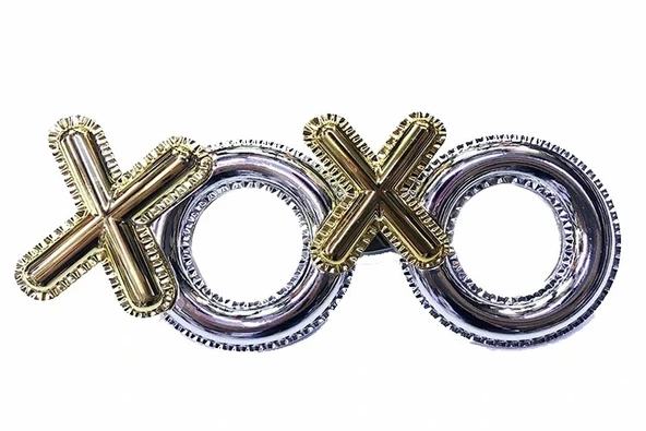 Xoxo Yazılı Yılbaşı Partisi Gözlüğü Gümüş Renk (5047)