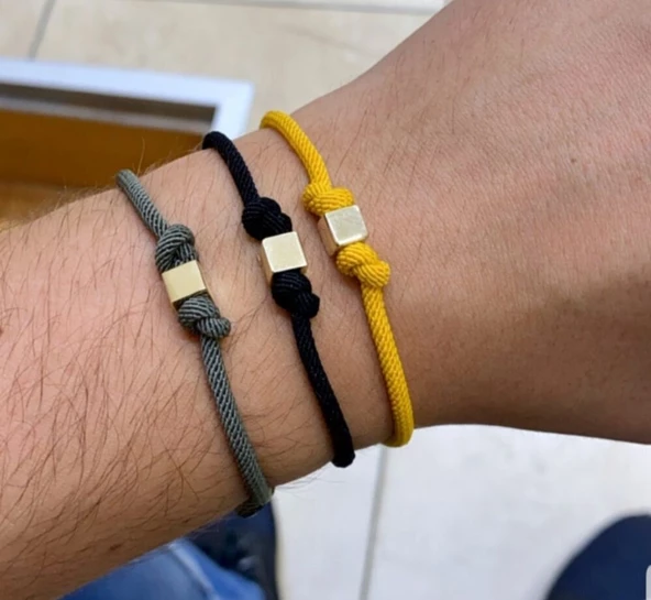 14 Ayar Küp Altın Bileklik Bay & Bayan - Resim 2