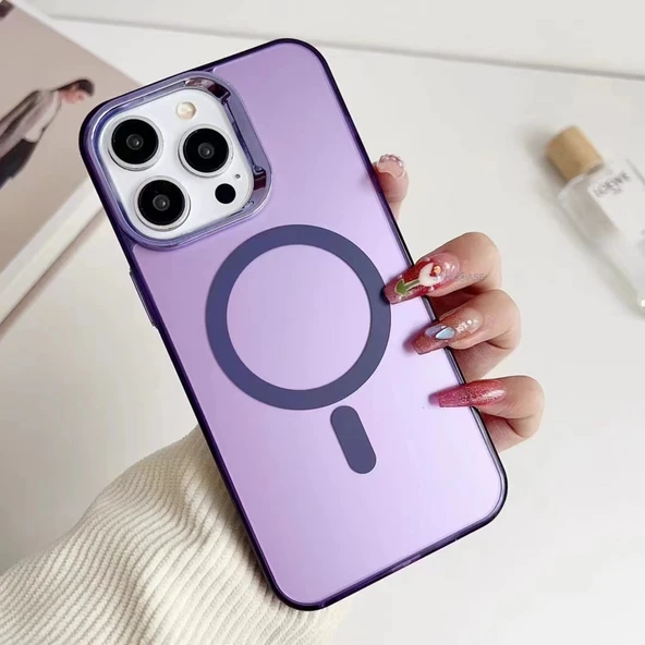 Telefon Kılıfı iPhone 15 Kılıf Magsafe Uyumlu