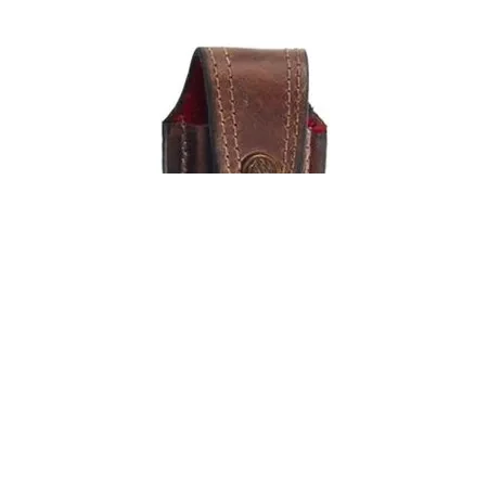 Kurt Figürlü Hakiki Deri Çakı Kılıfı No:3, 13 X 4 Cm - Kemerlikli