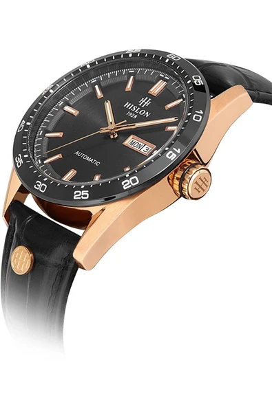 Hislon  Sd107t-04br Otomatik Erkek Kol Saati - Resim 4