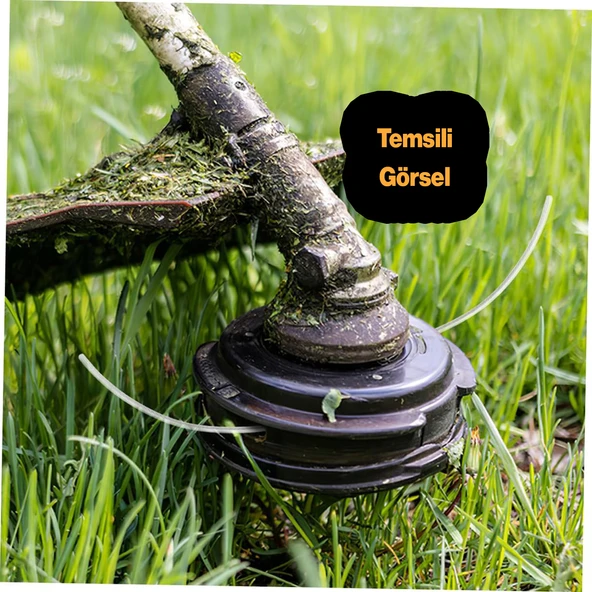Çelik Telli Misina Motorlu Tırpan Yuvarlak Çim Ot Biçme Teli Güçlü Performans 3.5 mm 23 Metre - 4