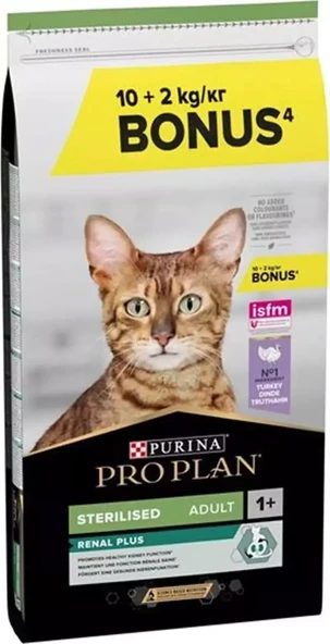 Pro Plan Pro Plan Sterılısed Turkey&chıcken Kısır Kedi Maması 10+2 Kg
