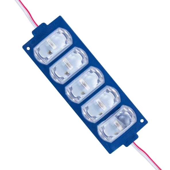 MODÜL LED 12V 4W MAVİ 3030 10 X 53.8MM IP65 260-280LM 180 DERECE (5047)