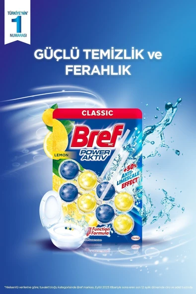 Power Aktiv Katı Tuvalet Bloğu 5 Adet Limon Ikili (5'Lİ SET) - 2
