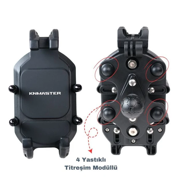 KNMASTER TT-860 TİTREŞİM ENGELLEYİCİLİ TELEFON TUTUCU - 2