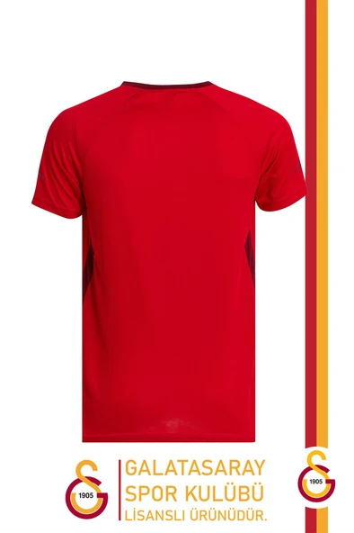 Galatasaray Orijinal Lisanslı Umbro V Yaka Kırmızı T-Shirt - 3