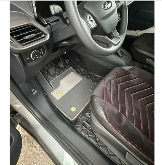 Ford Tourneo Courier 2024 Sonrası Aracına Özel 8d Çift Katmanlı Havuzlu Paspas Takımı