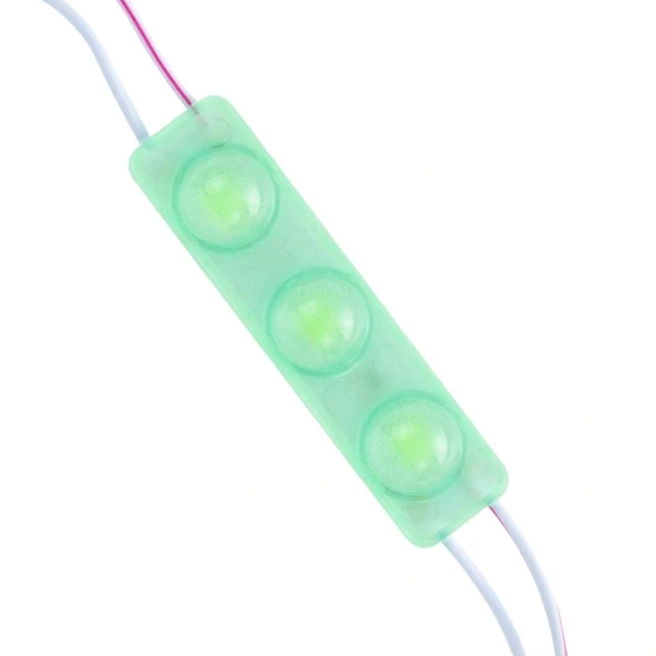 MODÜL LED 12V 1.5W YEŞİL 2835 69 X 16 MM IP65 160-180LM 160 DERECE (5047)