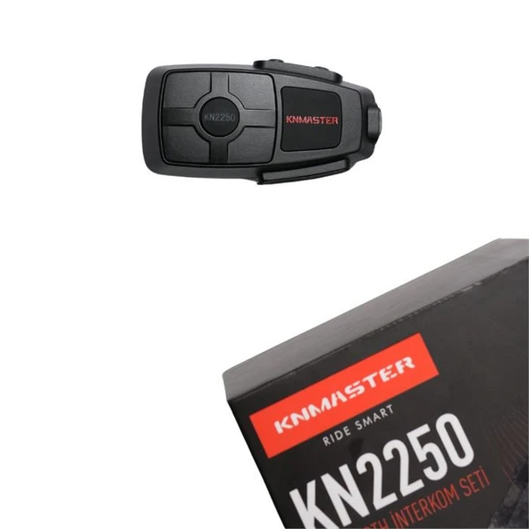 KNMASTER KN2250 MOTOSİKLET KASK İNTERKOM BLUETOOTH KULAKLIK SETİ - 2