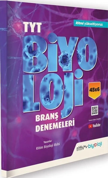 Ritim Biyoloji TYT Biyoloji 45 x 6 Branş Denemeleri - 3