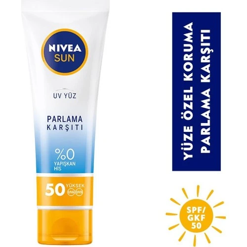 Nivea Sun Parlama KArşıtı Yüz Kremi 50 Faktör