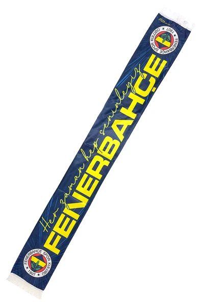 Fenerbahçe Orijinal Her Zaman Hep Seninleyiz Şal Atkı Seramik Kupa Set Kanarya Baskılı Ahşap Kutulu - 6