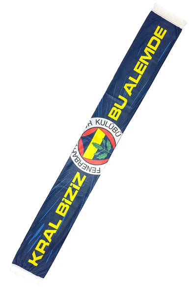 Fenerbahçe Orijinal Lisanslı Her Zaman Hep Seninleyiz Saten Şal Atkı - 3
