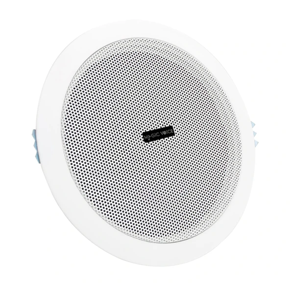 MAGICVOICE MV-6724  5 13 CM 8 OHM 6 W BEYAZ ALÇIPAN HOPARLÖR TRAFOSUZ (5047)