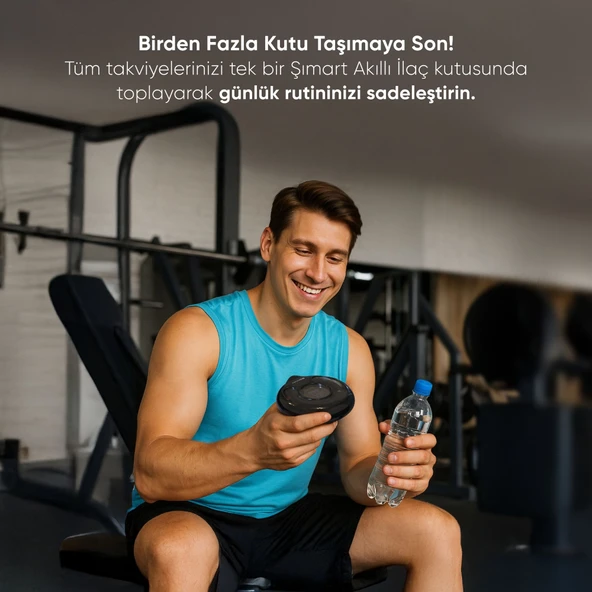 Şımart Akıllı İlaç Kutusu Bluetooth Bağlantılı, Sesli Alarm ve Bildirim - 5