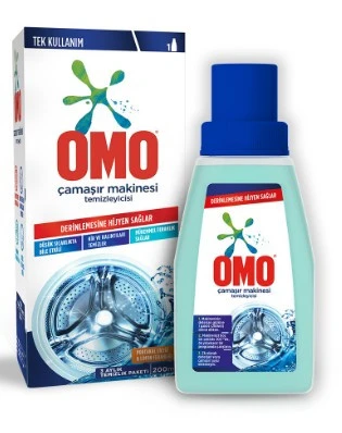 Omo Çamaşır Makinesi Temizleyicisi Çam Esintisi Derinlemesine Hijyen 200 ml