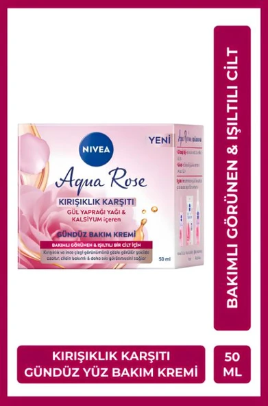Nivea Aqua Rose Kırışıklık Karşıtı Gündüz Bakım Kremi 50 ml