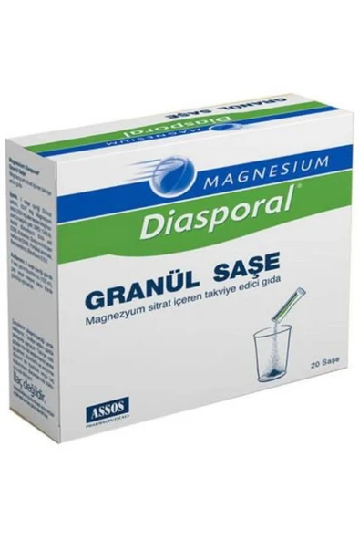 Magnesium Diasporal 300 gr 20 Granül Saşe