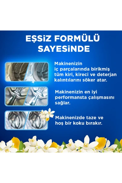 Marc Çamaşır Makinesi Temizleyicisi Limon Ferahlığı 500ml 2 Kullanım - 4