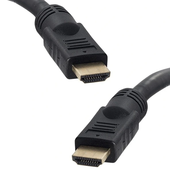 PLASTİK DÜZ SİYAH 30 METRE GOLD HDMI KABLO POŞETLİ (5047)
