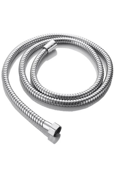 1.Sınıf Dayanıklı Spiral Duş Hortumu Metal Örgülü 1.5 M KYK1012 - 2